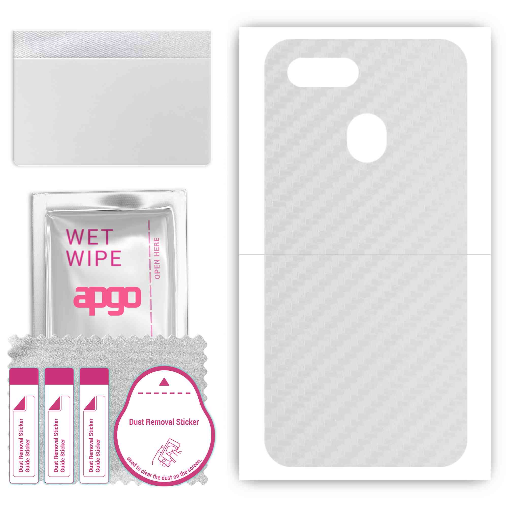 Apgo Protective Skin Sticker для задньої панелі, сумісний з Oppo A5s (AX5s), Пакетна плівка, фольга, вініл – візерунок прозорий карбон
Apgo Protective Skin Sticker для задньої панелі, сумісний з Oppo A5s (AX5s), Пакетна плівка, фольга, вініл – візерунок прозорий карбон