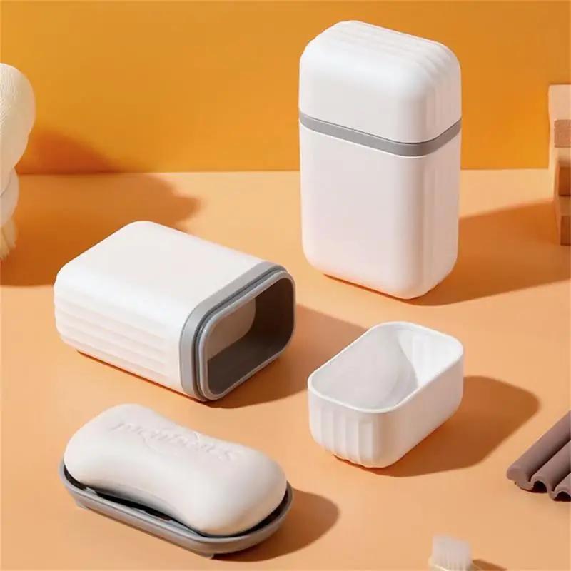 Leak Proof Travel Soap Case with Draining Layer Portable Soap Container for One Regular Bar Soap
Leak Proof Travel Soap Case with Draining Layer Portable Soap Container for One Regular Bar Soap