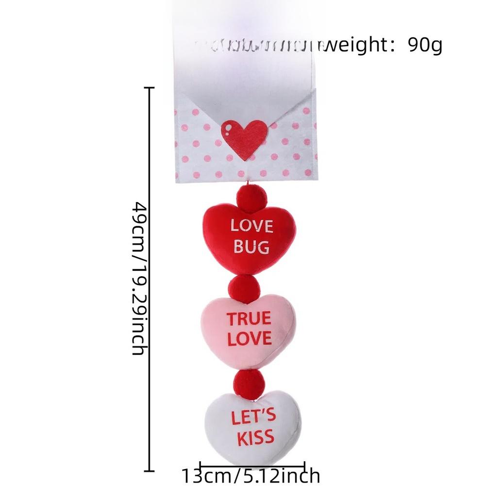 Pink Heart Shaped Envelope Pendant Valentines Day Decor for Home and Party Minimalist Romantic Decoration 19x13x49cm China Mainland
Pink Heart Shaped Envelope Pendant Valentines Day Decor for Home and Party Minimalist Romantic Decoration 19x13x49cm China Mainland
