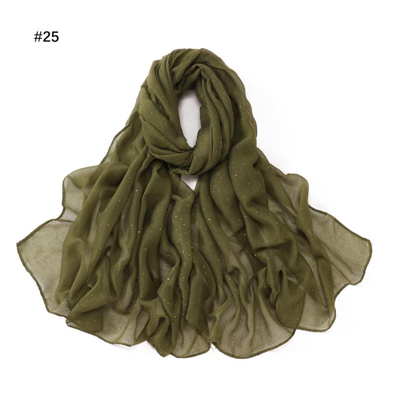 25 Colors Women Rhinestone Dot Viscose Scarf Autumn Winter Shimmer Voile Shawls And Hijabs Lady Pashmina Foulard Bandanas Muslim
25 Colors Women Rhinestone Dot Viscose Scarf Autumn Winter Shimmer Voile Shawls And Hijabs Lady Pashmina Foulard Bandanas Muslim