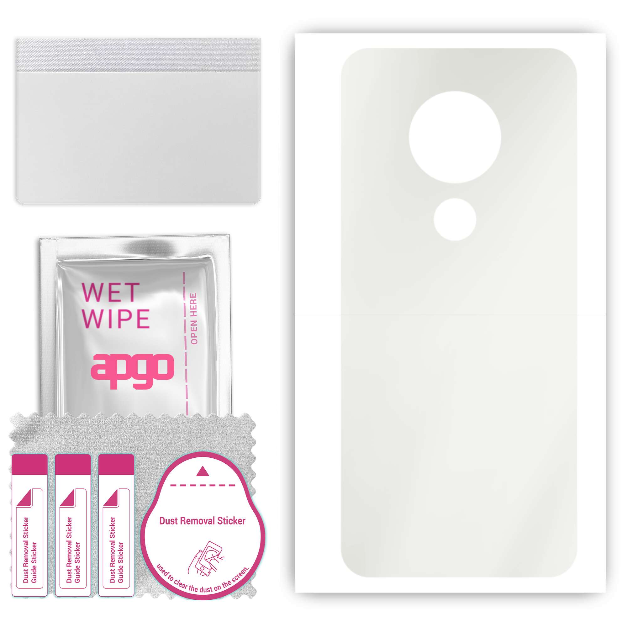 apgo MATTE Protective Skin Sticker for the back compatible with Nokia 6.2, Wrap Film, Hydrogel Film, Flexible, Soft TPU with positioning layer easy in
apgo MATTE Protective Skin Sticker for the back compatible with Nokia 6.2, Wrap Film, Hydrogel Film, Flexible, Soft TPU with positioning layer easy in
