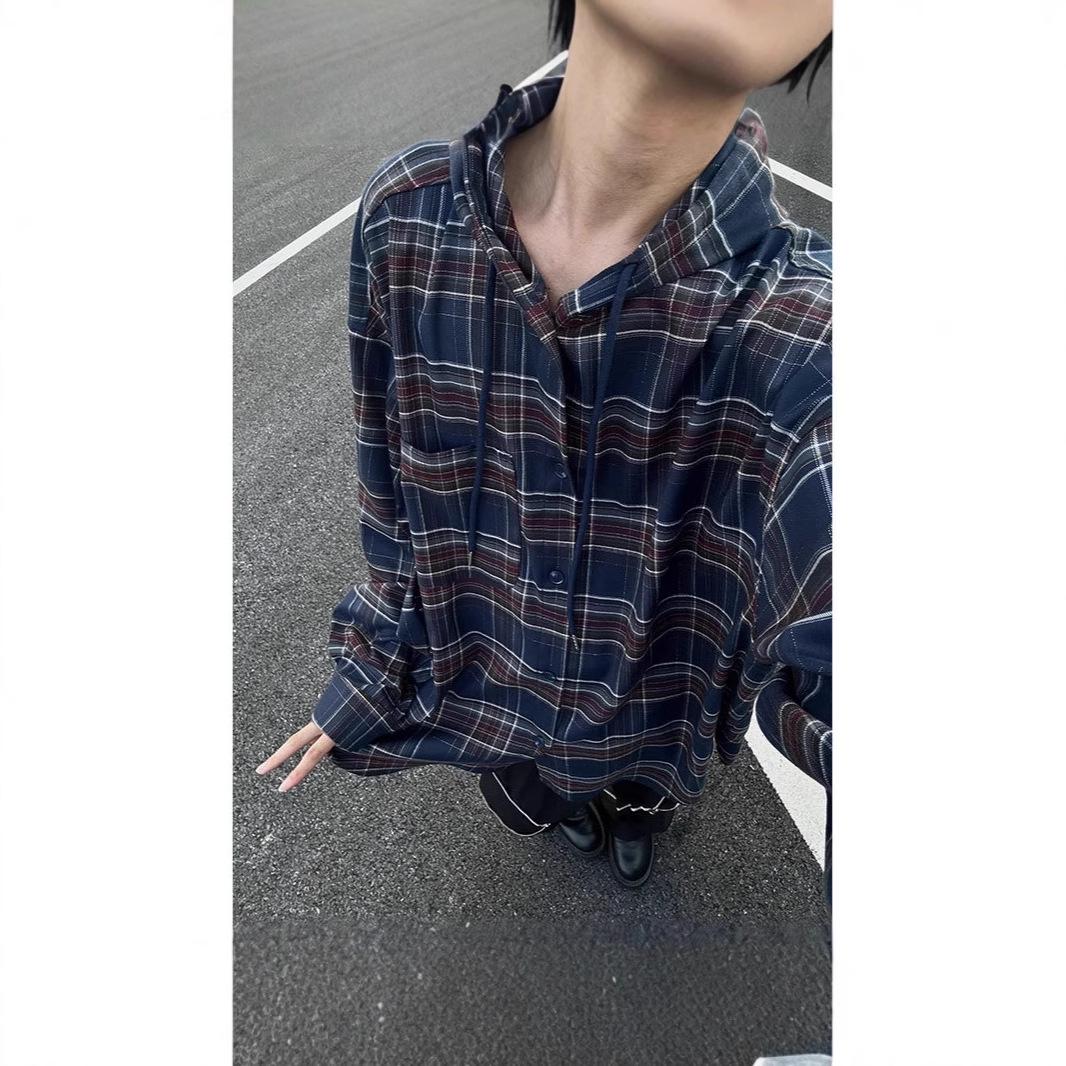 Retro Plaid Street Hoodie: Unisex Loose Long Sleeve Sun Protection Jacket 3X Large
Retro Plaid Street Hoodie: Unisex Loose Long Sleeve Sun Protection Jacket 3X Large