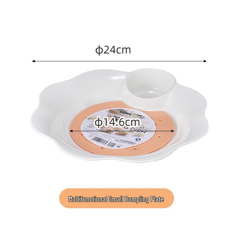 Double Layer Dumpling Drainer Plate with Vinegar Dish for Home & Commercial Use - Stylish Design
Double Layer Dumpling Drainer Plate with Vinegar Dish for Home & Commercial Use - Stylish Design