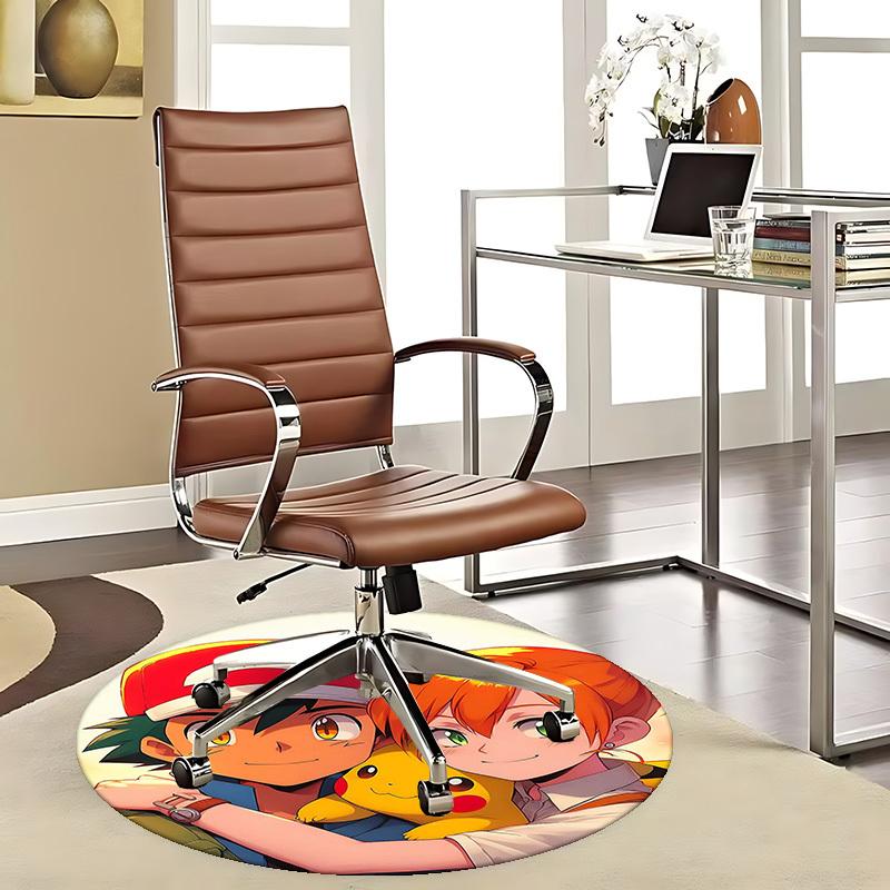 1pc Pokemon Pikachu & Trainer Couple Anime Design Round Carpet - Office Chair Mat, Non-Slip Rug for Home Decor, Living Room, Bedroom 80cm
1pc Pokemon Pikachu & Trainer Couple Anime Design Round Carpet - Office Chair Mat, Non-Slip Rug for Home Decor, Living Room, Bedroom 80cm