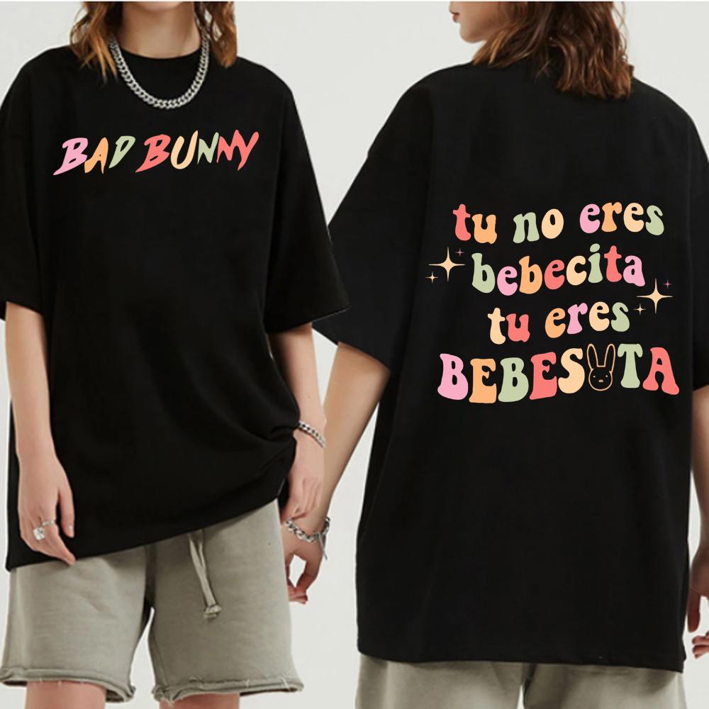 2023 Bad Bunny Un Verano Sin Ti музыкальный альбом двухсторонняя футболка с графикой и принтом мужская/женская уличная футболка в стиле хип-хоп
2023 Bad Bunny Un Verano Sin Ti музыкальный альбом двухсторонняя футболка с графикой и принтом мужская/женская уличная футболка в стиле хип-хоп