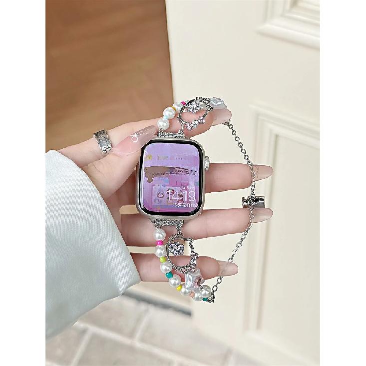 KT Diamond Strap For Apple Watch S10 9 8 7 6 5 Ultra Star Beaded Bracelet For Iwatch Band 38 40 41 42mm 44 45 46 49mm Wristband 38 40 41mm s10 42mm
KT Diamond Strap For Apple Watch S10 9 8 7 6 5 Ultra Star Beaded Bracelet For Iwatch Band 38 40 41 42mm 44 45 46 49mm Wristband 38 40 41mm s10 42mm