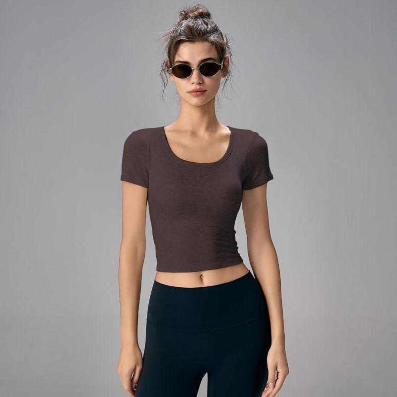 Mitaogirl Kendall Фитнес-топ Женский Пояс Нагрудные подушечки Верхняя одежда Быстросохнущая одежда Облегающая одежда для йоги Дышащая Футболка с коротким рукавом Espresso XL
Mitaogirl Kendall Фитнес-топ Женский Пояс Нагрудные подушечки Верхняя одежда Быстросохнущая одежда Облегающая одежда для йоги Дышащая Футболка с коротким рукавом Espresso XL