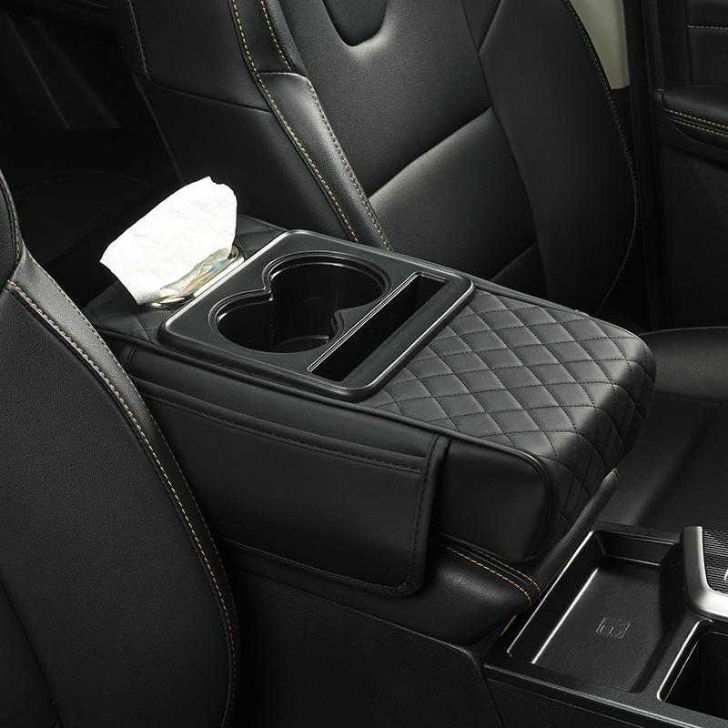 Z4P2026 new car armrest box pad heightening pad car tissue box storage bag water cup holder multi-functional storage чёрный
Z4P2026 new car armrest box pad heightening pad car tissue box storage bag water cup holder multi-functional storage чёрный