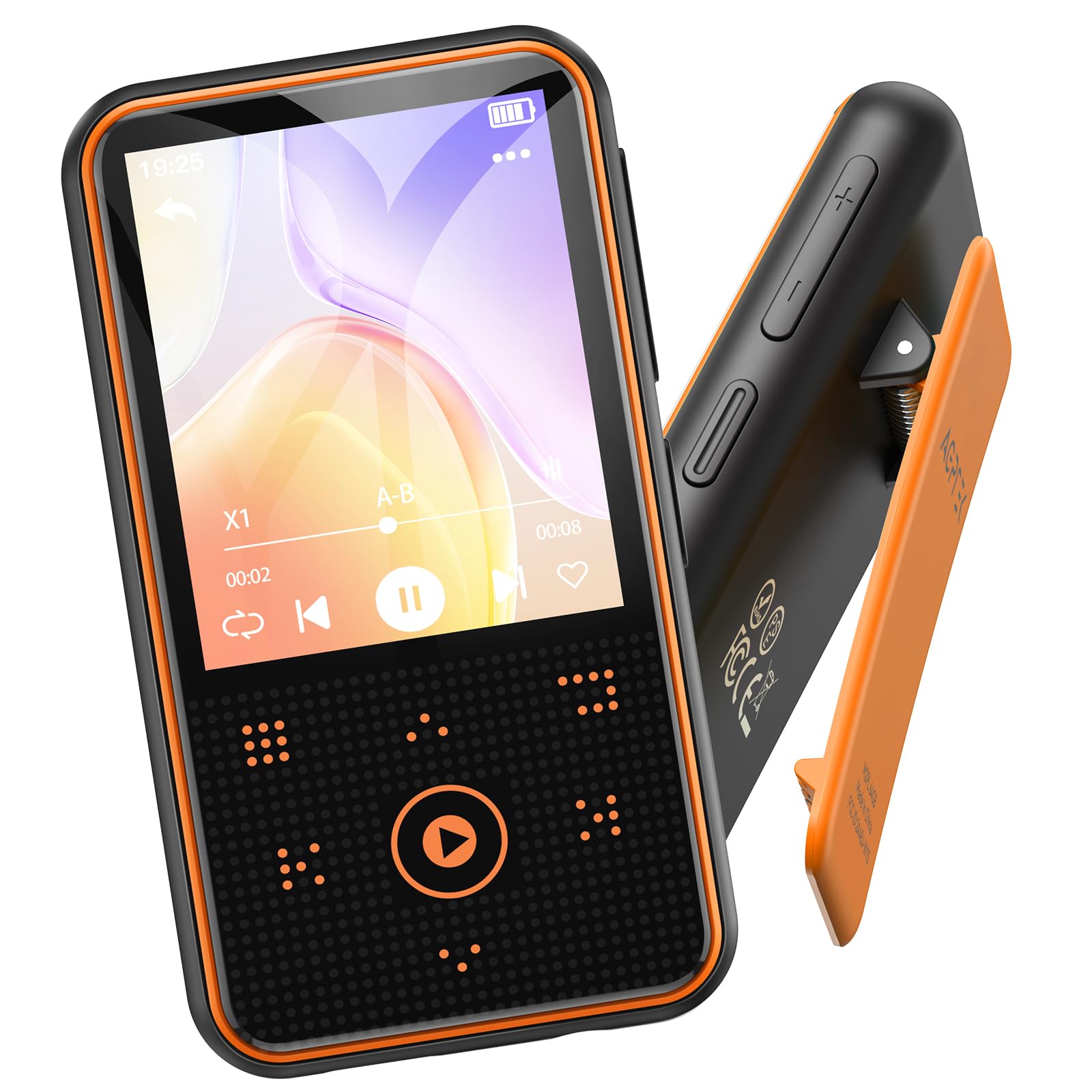 AGPTEK MP3 Player Clip Type Exercise Bluetooth Music Player 36g Ultra Lightweight 64GB Mini Size Sports Lossless Sound Compact Music Player Armband
AGPTEK MP3 Player Clip Type Exercise Bluetooth Music Player 36g Ultra Lightweight 64GB Mini Size Sports Lossless Sound Compact Music Player Armband
