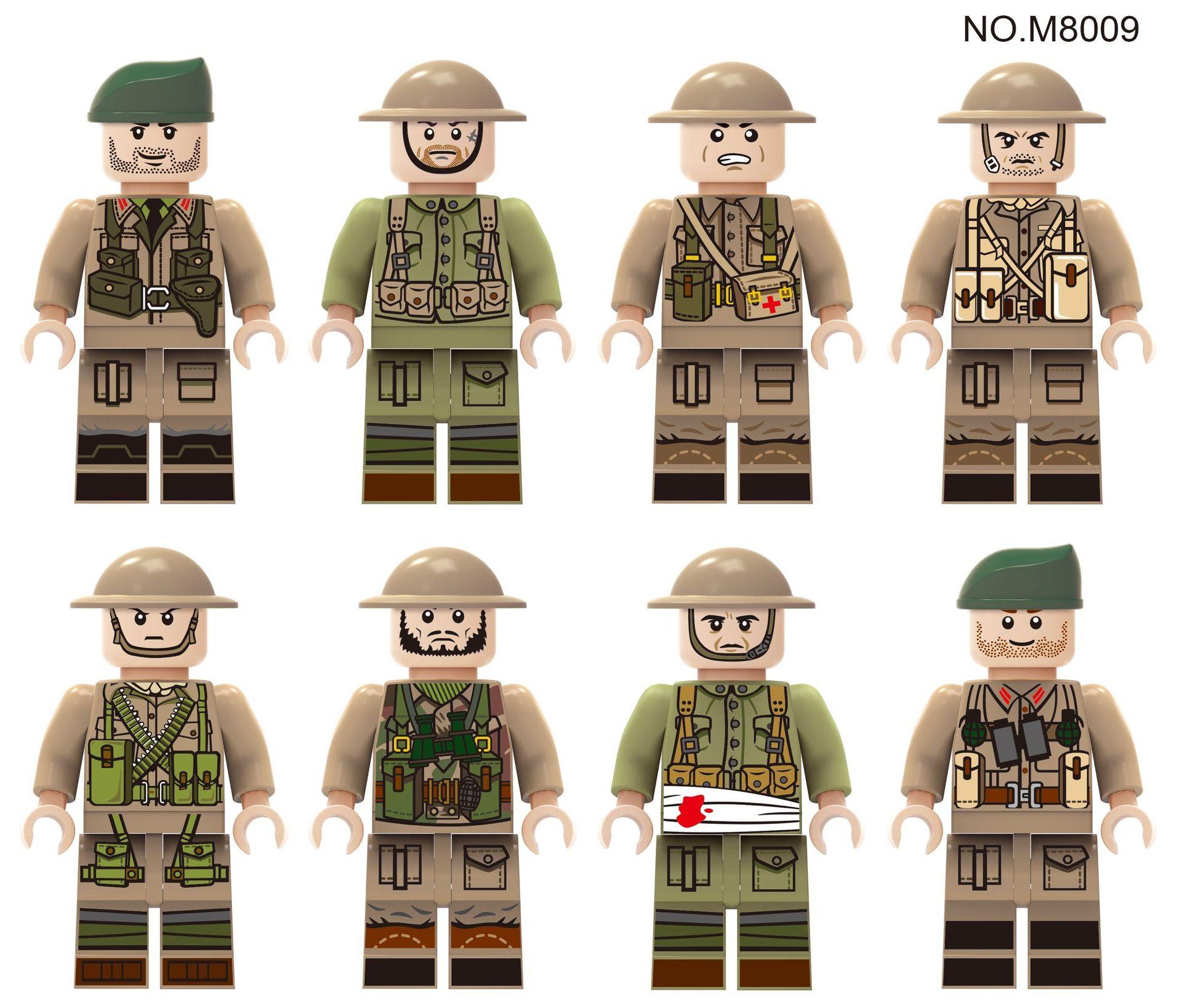 M8009 M8051 Military Building Block Doll Soldier Doll Model Doll Small Particle Assembly Toy Bag
M8009 M8051 Military Building Block Doll Soldier Doll Model Doll Small Particle Assembly Toy Bag