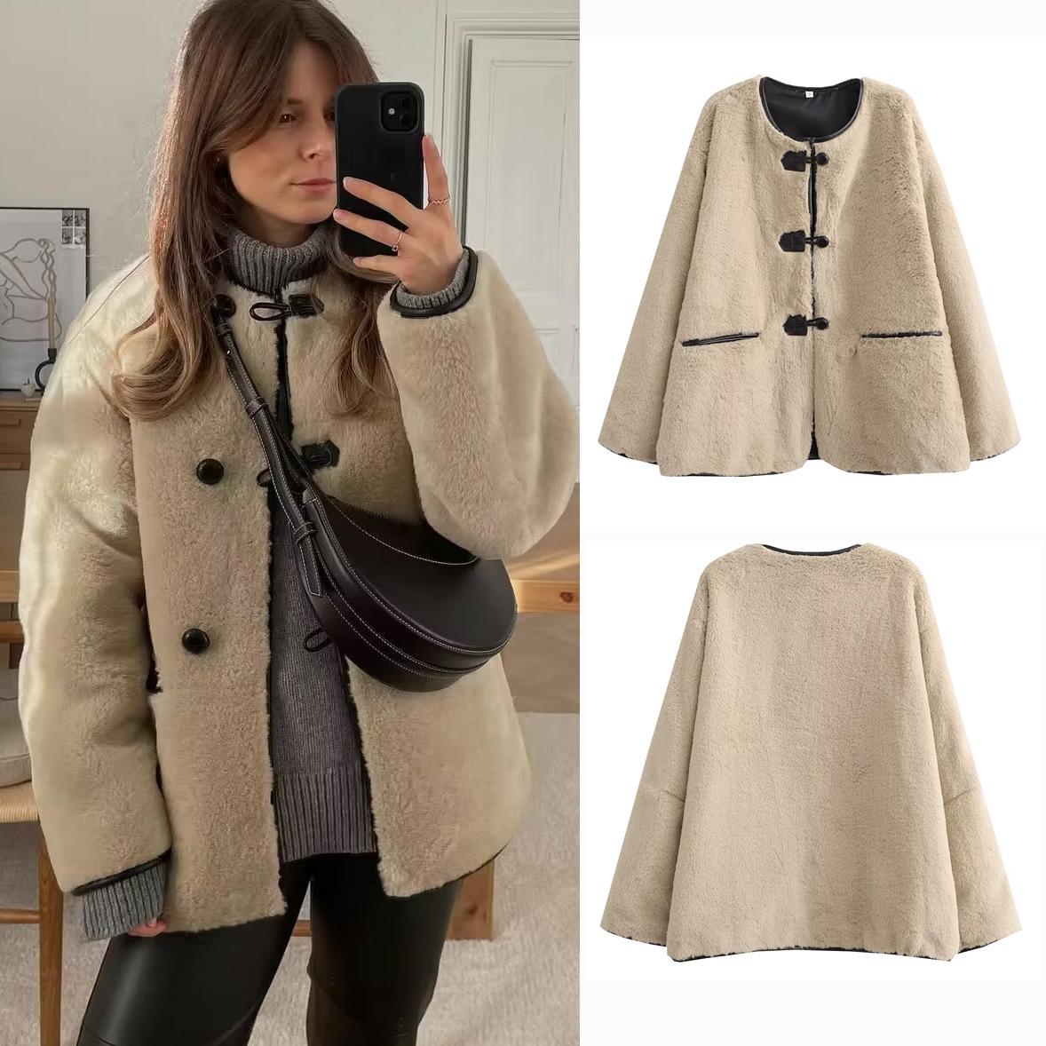 European & American Style Faux Fur Women s Winter Coat, Round Neck, Long Sleeve (8LS2445) L хаки
European & American Style Faux Fur Women s Winter Coat, Round Neck, Long Sleeve (8LS2445) L хаки