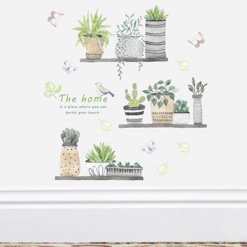 Garden Plant Bonsai Butterfly Wall Stickers Decor Livingroom Pvc Wall Decals Diy Mural Decoration
Garden Plant Bonsai Butterfly Wall Stickers Decor Livingroom Pvc Wall Decals Diy Mural Decoration