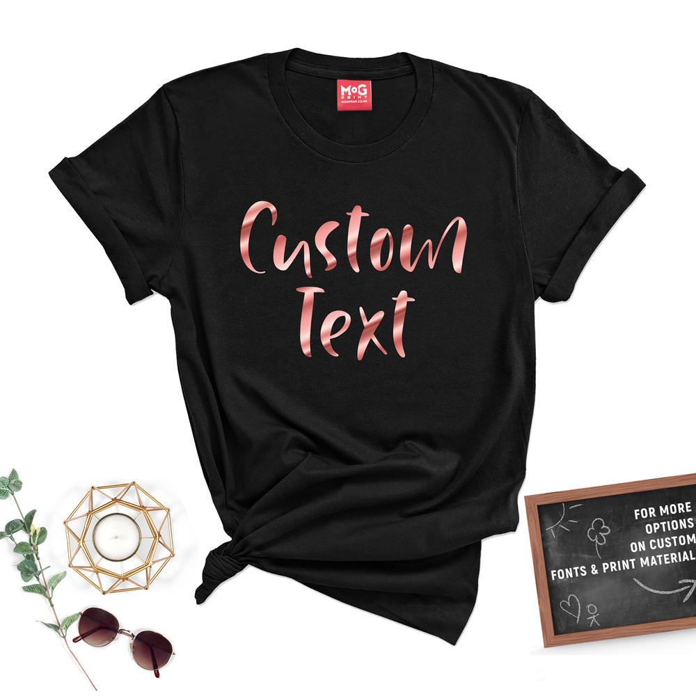 Personalised Text T-shirt Custom Print Any Own Message Birthday Hen Party Gift S
Personalised Text T-shirt Custom Print Any Own Message Birthday Hen Party Gift S