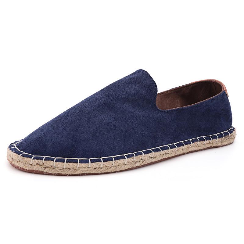 Hand-Stitched Old Beijing Linen Slip-On Loafers 47 синій
Hand-Stitched Old Beijing Linen Slip-On Loafers 47 синій