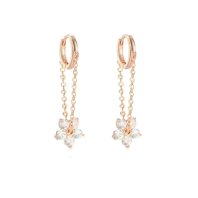 K.L.Y earrings ladies Popularity cherry blossoms 18k gold RGP zirconia hoop Compatible with metal allergies sway 18K gold popular earrings cute
K.L.Y earrings ladies Popularity cherry blossoms 18k gold RGP zirconia hoop Compatible with metal allergies sway 18K gold popular earrings cute