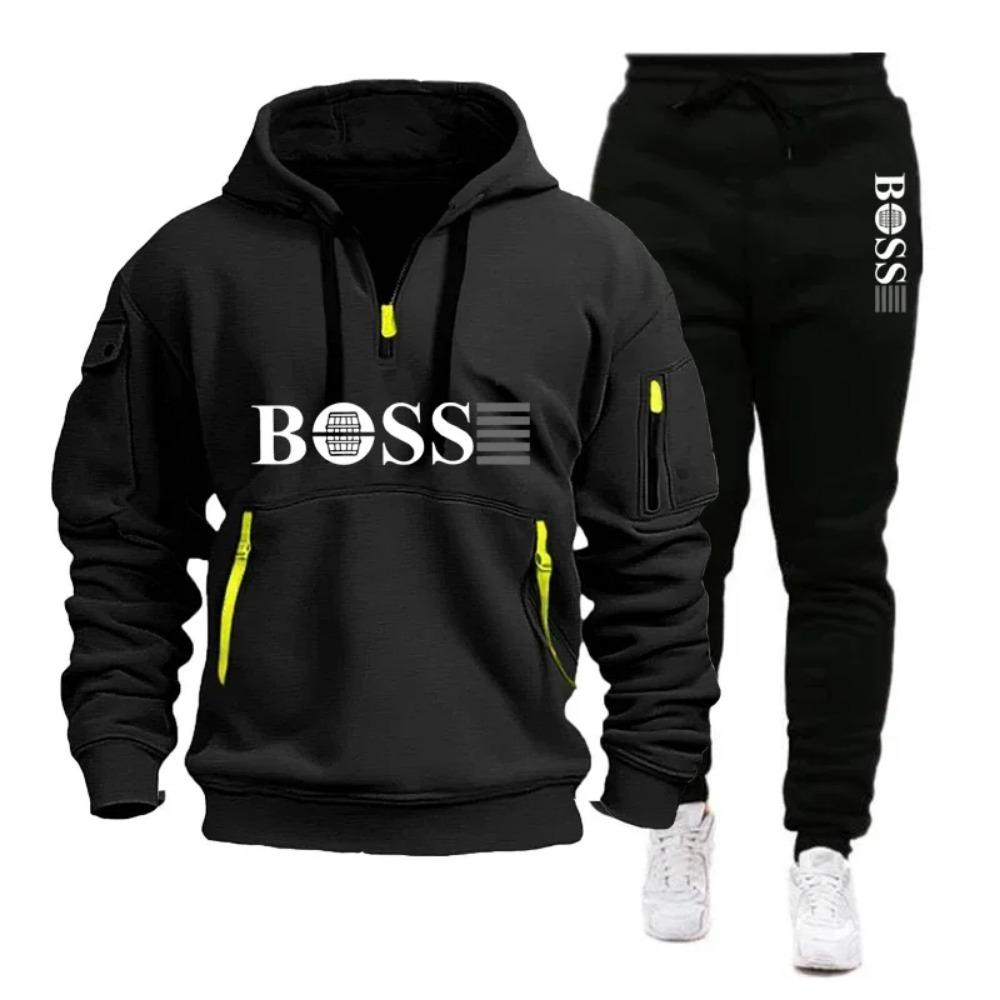 Autumn and Winter Men s Pullover Hoodie and Pants Two-piece Set, Outdoor Jogging Zipper Men s Sportswear Set M
Autumn and Winter Men s Pullover Hoodie and Pants Two-piece Set, Outdoor Jogging Zipper Men s Sportswear Set M