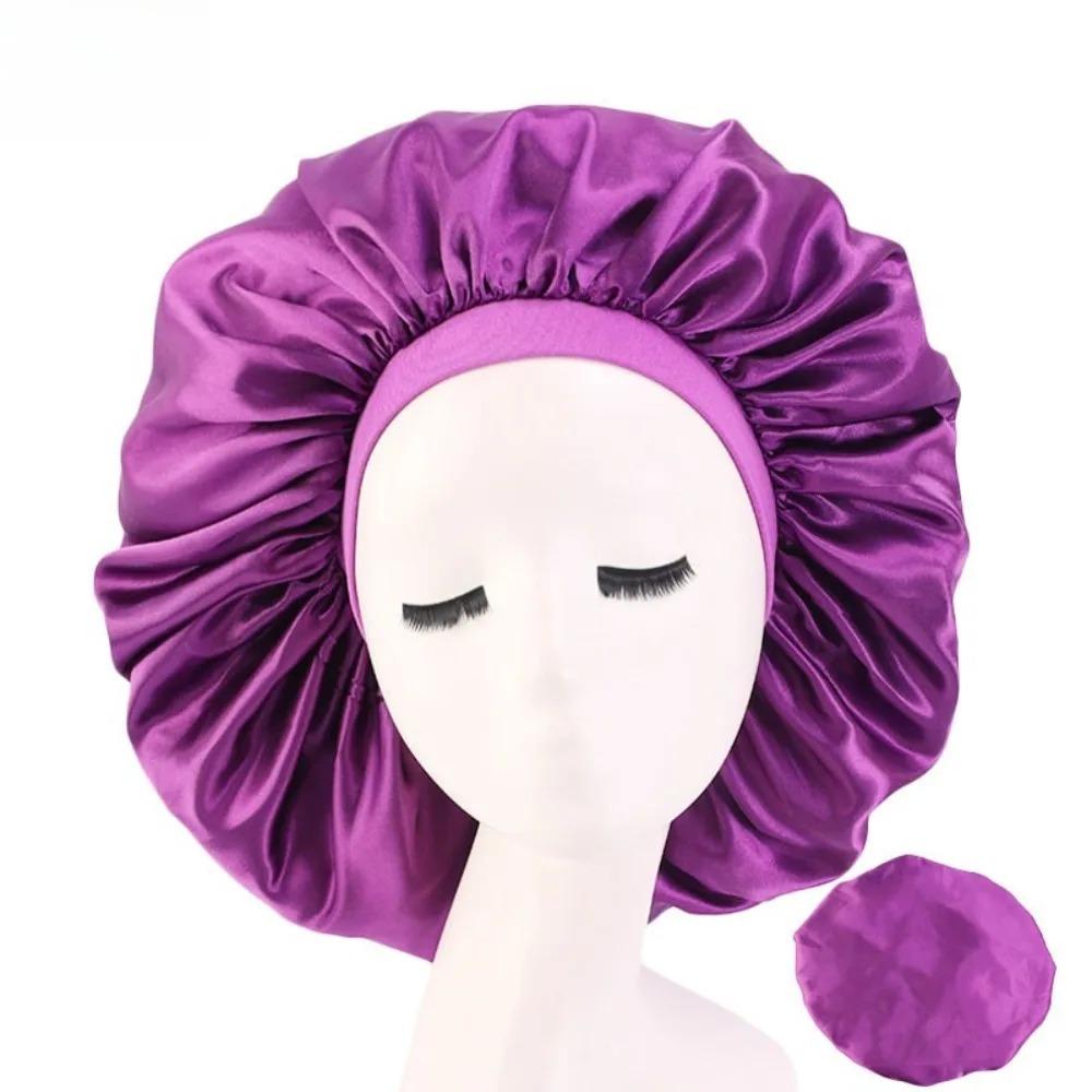 42cm Satin Silk Bonnet for Sleeping Cap Women Soft Hair Cap Oversized Hair Bonnet Elastic Wide Edge Design Hair Wrap 1PC
42cm Satin Silk Bonnet for Sleeping Cap Women Soft Hair Cap Oversized Hair Bonnet Elastic Wide Edge Design Hair Wrap 1PC