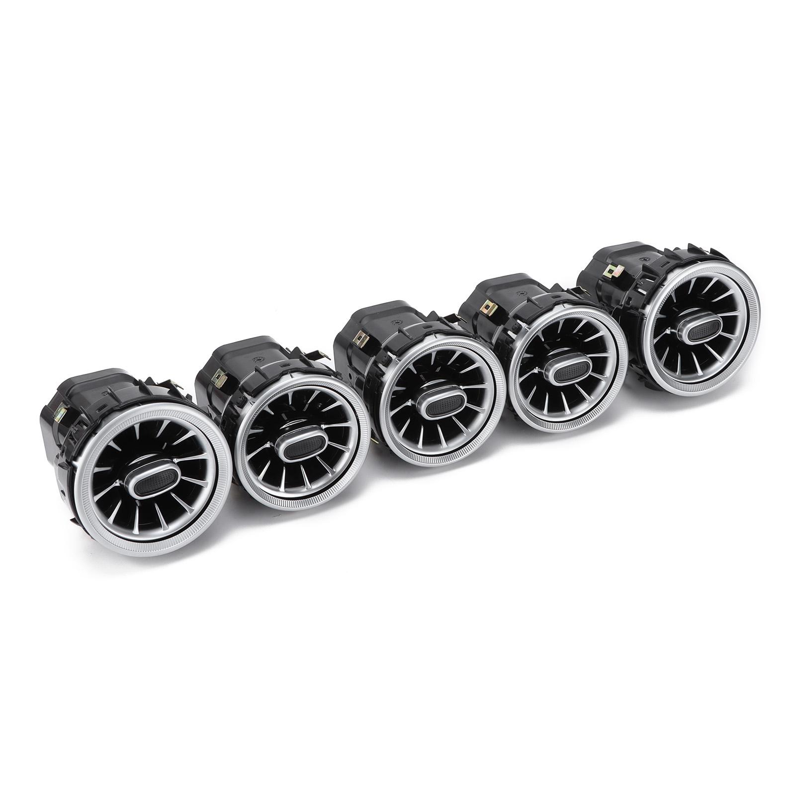 5 шт. 64-цветный комплект светодиодной подсветки передних вентиляционных отверстий турбины для замены на Benz C GLCКласс W205
5 шт. 64-цветный комплект светодиодной подсветки передних вентиляционных отверстий турбины для замены на Benz C GLCКласс W205