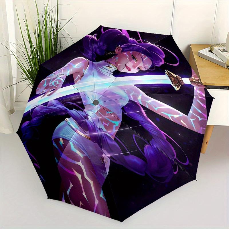 KPop Demon Hunters Automatic opening and closing folding Umbrella with 8-rib frame and compact travel design, perfect for all occasions | St
KPop Demon Hunters Automatic opening and closing folding Umbrella with 8-rib frame and compact travel design, perfect for all occasions | St