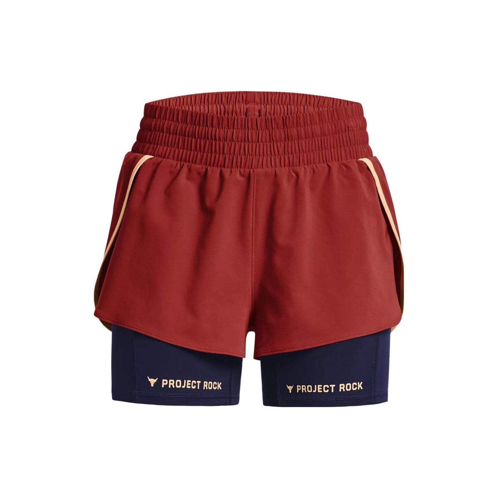 Under Armour Project Rock Flex Leg Day Color Block Sports Shorts Women shorts Dark-Red 1380188-635 S
Under Armour Project Rock Flex Leg Day Color Block Sports Shorts Women shorts Dark-Red 1380188-635 S