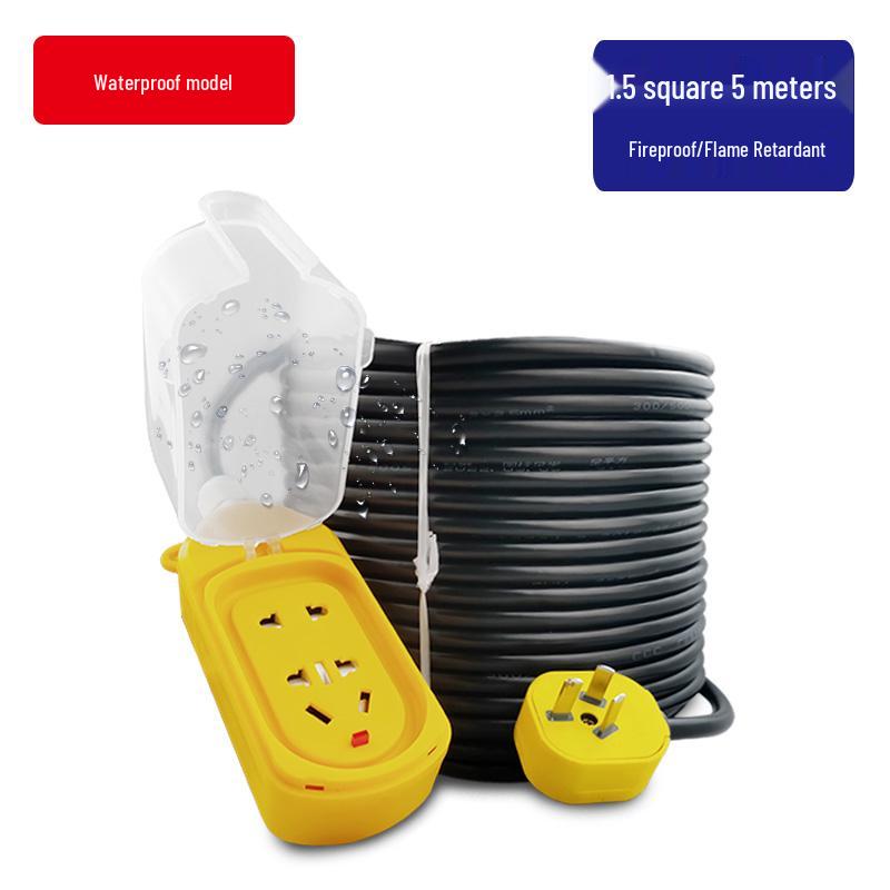 Waterproof Outdoor Power Cord - 1.5/2.5/4 sq. mm Flexible, Antifreeze, Two-Core Sheathed Wire Cable
Waterproof Outdoor Power Cord - 1.5/2.5/4 sq. mm Flexible, Antifreeze, Two-Core Sheathed Wire Cable