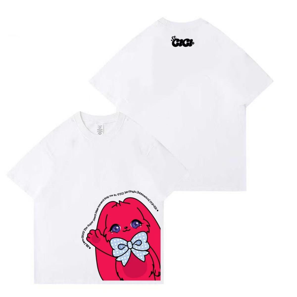 YUQI solo2 album Motivation Fashion flash mob Gigi rabbit Print Tshirt Unisex Women High Quality Cotton Y2K Short Sleeve Tee Tops 4XL
YUQI solo2 album Motivation Fashion flash mob Gigi rabbit Print Tshirt Unisex Women High Quality Cotton Y2K Short Sleeve Tee Tops 4XL