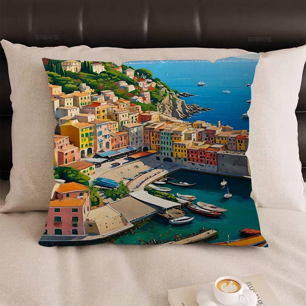 Landscape Art Amalfi Italian Pillow Cover Design cushion Cover decor Holiday Decorati 18x18Inch
Landscape Art Amalfi Italian Pillow Cover Design cushion Cover decor Holiday Decorati 18x18Inch