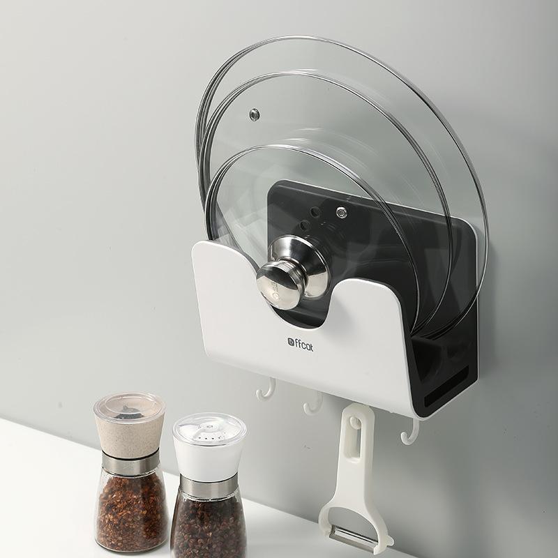 Настенная подставка для крышек кухонных кастрюль, настольный органайзер без сверления для разделочных досок, блоков, экономящее место хранение, предмет первой необходимости
Настенная подставка для крышек кухонных кастрюль, настольный органайзер без сверления для разделочных досок, блоков, экономящее место хранение, предмет первой необходимости