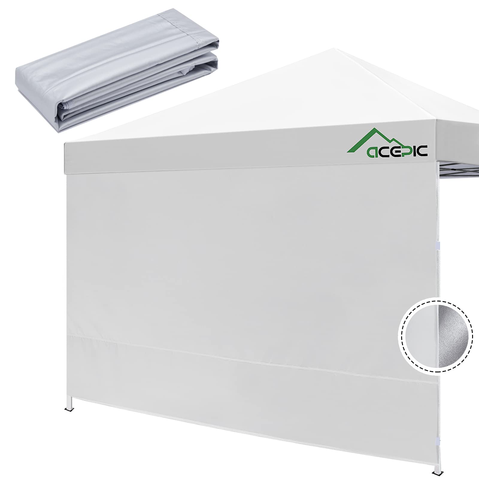 Боковые стенки палатки ACEPIC Instant Canopy с серебряным покрытием для складного тента размером 3x3 м из полиэстера 300D UV Fabric, 100% водонепроницаемость, 99% защита,
Боковые стенки палатки ACEPIC Instant Canopy с серебряным покрытием для складного тента размером 3x3 м из полиэстера 300D UV Fabric, 100% водонепроницаемость, 99% защита,