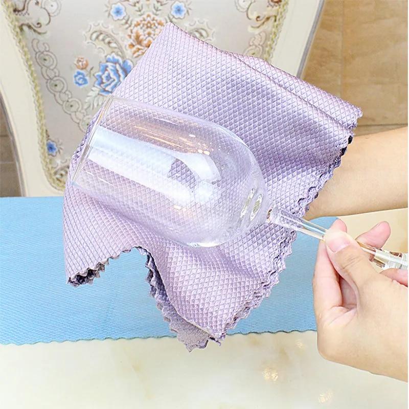 5pcs Cleaning Rag Dish Washing Glass Cleaning Cloth Microfiber Reusable Multi-purpose Wiping Absorbent Rag Kitchen Supplies
5pcs Cleaning Rag Dish Washing Glass Cleaning Cloth Microfiber Reusable Multi-purpose Wiping Absorbent Rag Kitchen Supplies