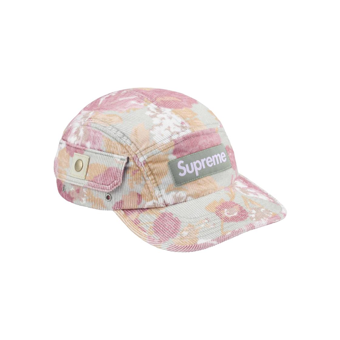 Вельветовая кепка Supreme с карманами и цветочным принтом 24SS -
Вельветовая кепка Supreme с карманами и цветочным принтом 24SS -