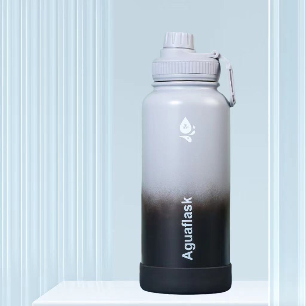 1000 мл Вакуумна термокружка з нержавіючої сталі для дому, офісу, кави, чаю, термос для води, термокухоль, спортивна пляшка для активного відпочинку Gray to black
1000 мл Вакуумна термокружка з нержавіючої сталі для дому, офісу, кави, чаю, термос для води, термокухоль, спортивна пляшка для активного відпочинку Gray to black