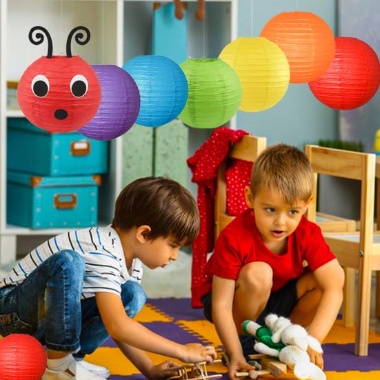 7 Pcs Caterpillar Paper Lanterns Caterpillar Themed Birthday Party Decoration with Eyes Mouth for School Classroom Ceiling Hanging Decor 20cm
7 Pcs Caterpillar Paper Lanterns Caterpillar Themed Birthday Party Decoration with Eyes Mouth for School Classroom Ceiling Hanging Decor 20cm