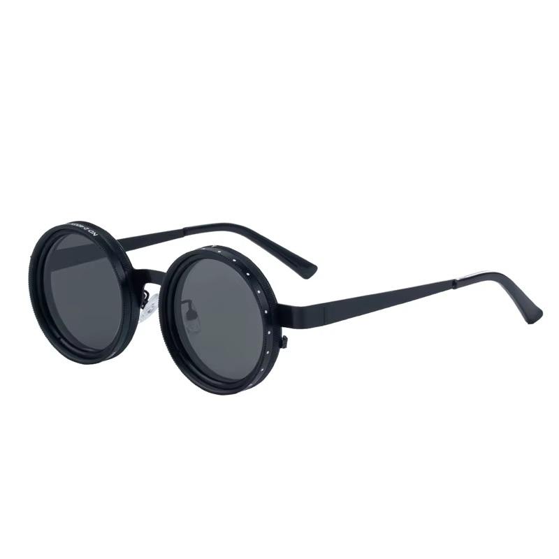 Polarized Round Steampunk ND9 Adjustable Dimming Sunglasses Men 2026 Luxury Brand Punk Fishing Anti-Glare Driving Sun Glasses чёрный
Polarized Round Steampunk ND9 Adjustable Dimming Sunglasses Men 2026 Luxury Brand Punk Fishing Anti-Glare Driving Sun Glasses чёрный