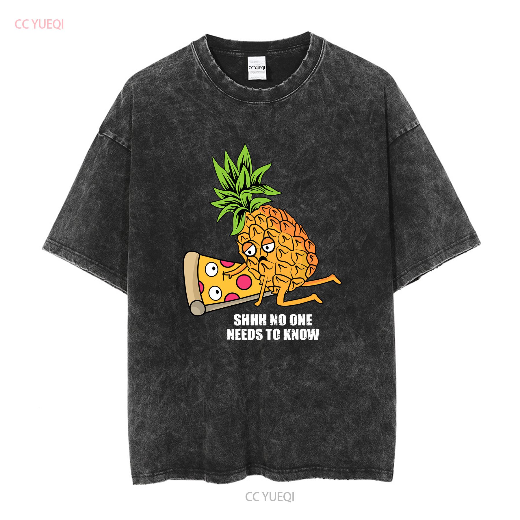 Pineapple Belongs on Pizza Lover Funny Pun Meme Vintage Men s T Shirt long or short sleeves vintage Washed fashion Casual L
Pineapple Belongs on Pizza Lover Funny Pun Meme Vintage Men s T Shirt long or short sleeves vintage Washed fashion Casual L