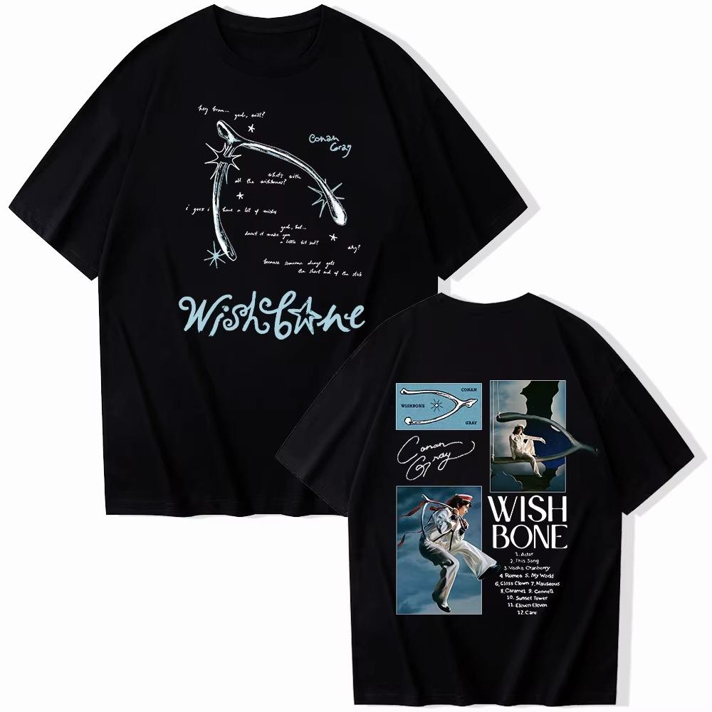 Conan Gray Wish Bone Tour 2026 pure cotton Tshirt Man Woman Harajuku Spring summer new Short Sleeve Oneck Casual Shirt Gift 4XL
Conan Gray Wish Bone Tour 2026 pure cotton Tshirt Man Woman Harajuku Spring summer new Short Sleeve Oneck Casual Shirt Gift 4XL