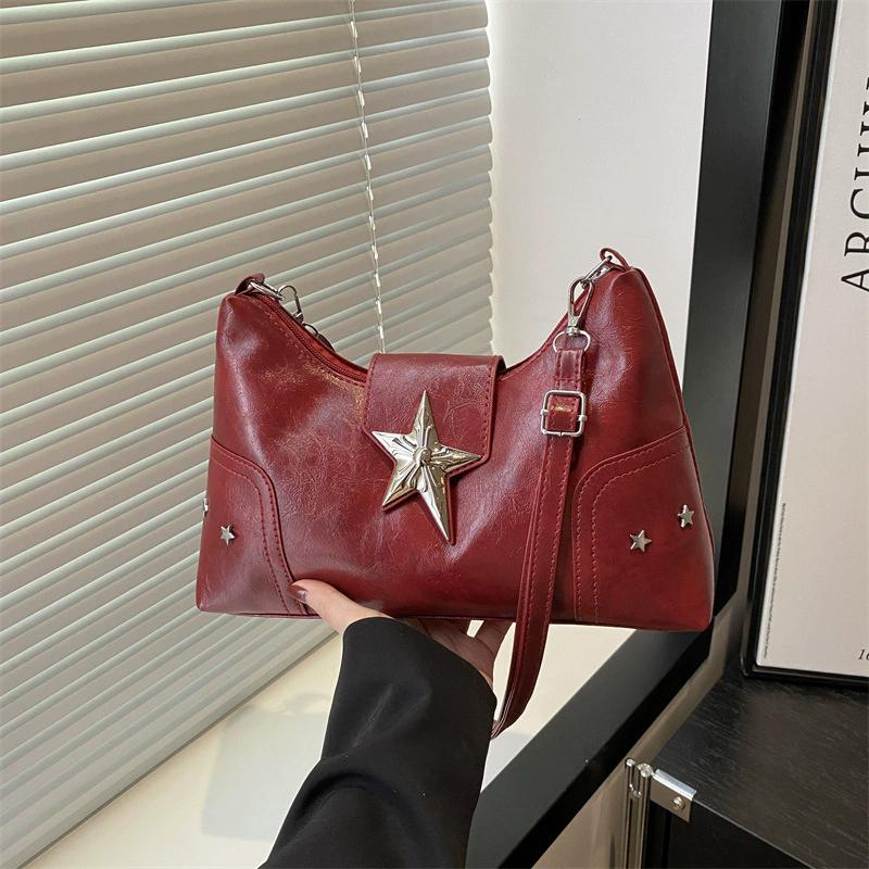 Yogodlns Punk Style Star Design Women Hobos Shoulder Bags Casual Y2k Cool Hot Girls Crossbody Bag Commuter Female Handbags Purse 29x7x18cm вино красного
Yogodlns Punk Style Star Design Women Hobos Shoulder Bags Casual Y2k Cool Hot Girls Crossbody Bag Commuter Female Handbags Purse 29x7x18cm вино красного