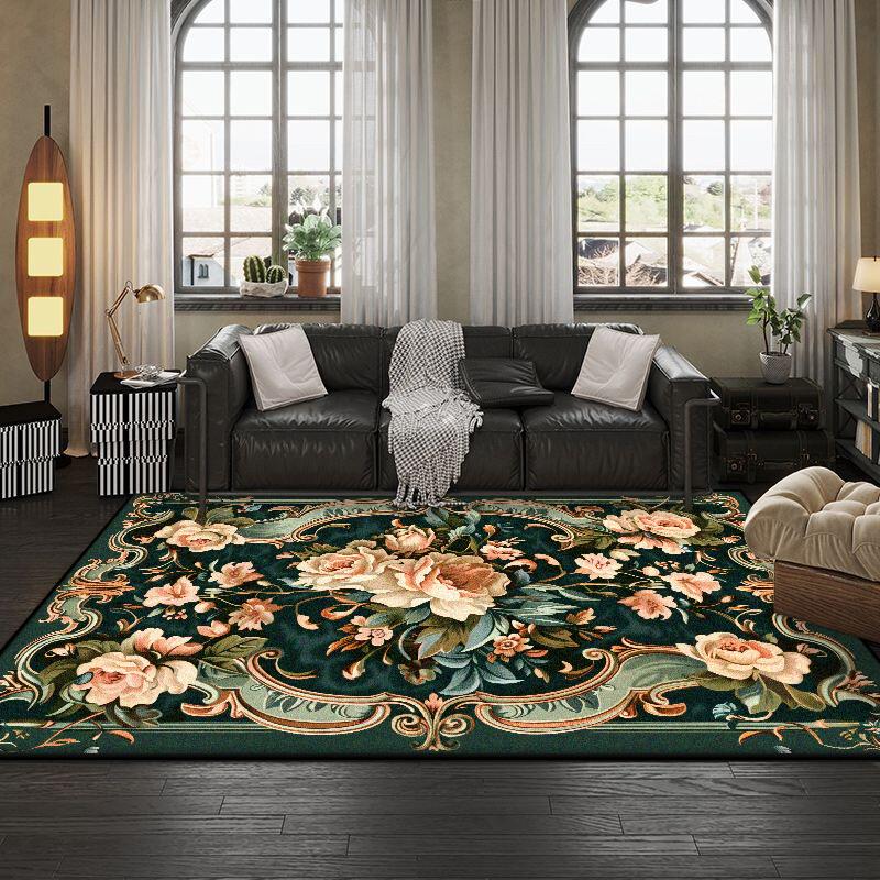 European Style Flower Plant Living Room Carpet Luxury Decoration Home Sofa Area Soft Floor Mats Bedroom Cloakroom Non-slip Rug 60x90cm
European Style Flower Plant Living Room Carpet Luxury Decoration Home Sofa Area Soft Floor Mats Bedroom Cloakroom Non-slip Rug 60x90cm