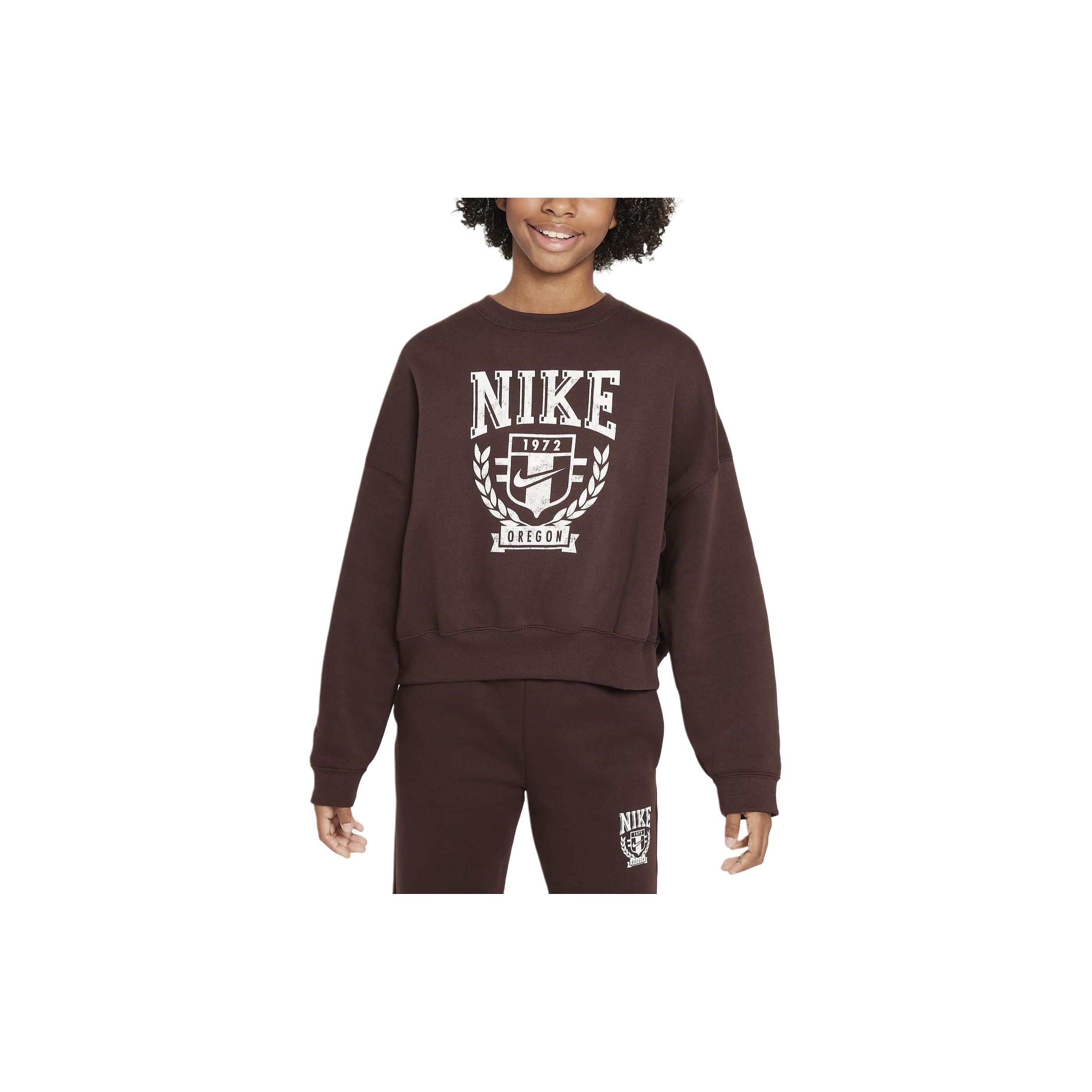 Nike Alphabet Print Crew Neck Casual Long Sleeve Sweatshirt Kids Tops Brown FZ4722-227 M
Nike Alphabet Print Crew Neck Casual Long Sleeve Sweatshirt Kids Tops Brown FZ4722-227 M