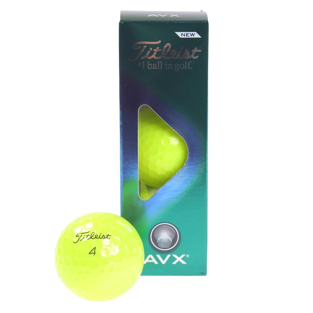 Titleist AVX Yellow Golf Balls, Pack of 3, T9013S-3PJ (Yellow/FF/Men s)
Titleist AVX Yellow Golf Balls, Pack of 3, T9013S-3PJ (Yellow/FF/Men s)
