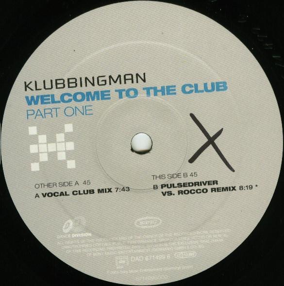 12inch Record KLUBBINGMAN - Welcome To The Club DAD6714996 Dance Division 2001 Germany Dance & Electronica Used
12inch Record KLUBBINGMAN - Welcome To The Club DAD6714996 Dance Division 2001 Germany Dance & Electronica Used