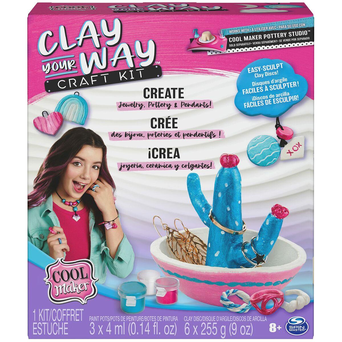 Набор для изготовления пластиковых браслетов и ожерелий Spin Master Clay Your Way TU прозрачный
Набор для изготовления пластиковых браслетов и ожерелий Spin Master Clay Your Way TU прозрачный