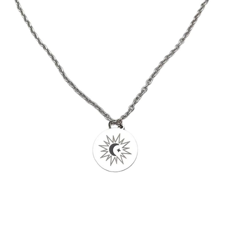 Fashionable Silver Color Chain Necklace Moon Star Shapes Neckchain Adjustable Chain Choker Accessories Jewelry for Women 1
Fashionable Silver Color Chain Necklace Moon Star Shapes Neckchain Adjustable Chain Choker Accessories Jewelry for Women 1