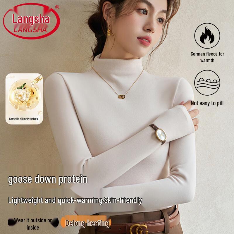 Langsha Women s Double-Sided German Velvet High-Neck Base Layer Top XL
Langsha Women s Double-Sided German Velvet High-Neck Base Layer Top XL