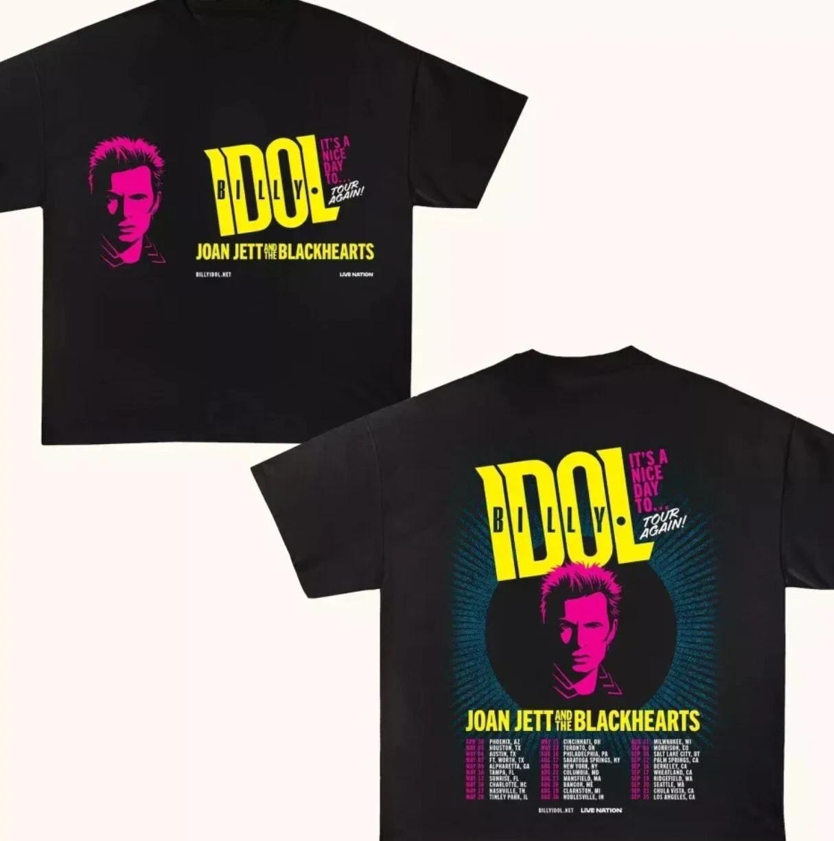 Billy Idol Tour 2025 Joan Jett And The Blackhearts 2-sided T Shirt 3XL
Billy Idol Tour 2025 Joan Jett And The Blackhearts 2-sided T Shirt 3XL