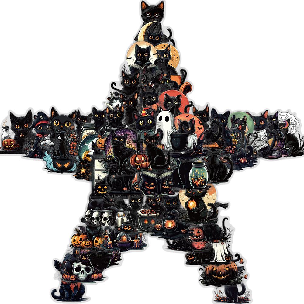 50/100PCS Halloween Black Cat Sticker Nostalgia Suitcase Luggage Skateboard Cute Laptop Gradient Home Decoration Sticker
50/100PCS Halloween Black Cat Sticker Nostalgia Suitcase Luggage Skateboard Cute Laptop Gradient Home Decoration Sticker