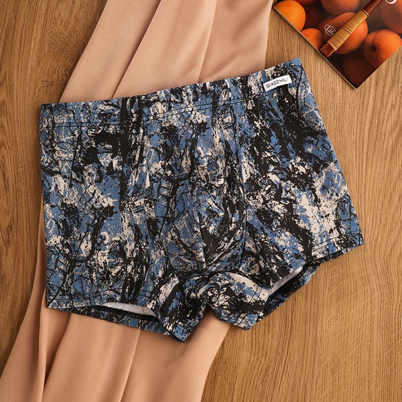 Мужские хлопковые трусы-боксеры с лесным принтом: Спортивные, Удобные, Антибактериальная ластовица с полынью, Средняя посадка, Квадратный вырез для ног. Large синий
Мужские хлопковые трусы-боксеры с лесным принтом: Спортивные, Удобные, Антибактериальная ластовица с полынью, Средняя посадка, Квадратный вырез для ног. Large синий