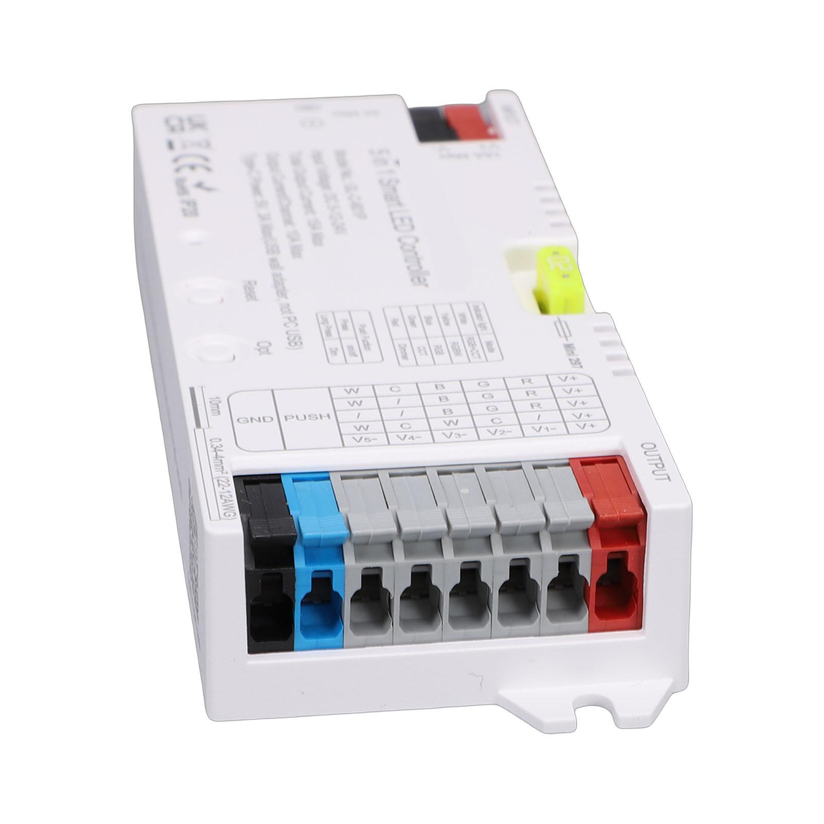 5 in 1 Smart LED Controller Support for ZigBee 3.0 LED Strip Light Control RGBCCT RGBW RGB CCT Dimmer Monochrome Color
5 in 1 Smart LED Controller Support for ZigBee 3.0 LED Strip Light Control RGBCCT RGBW RGB CCT Dimmer Monochrome Color