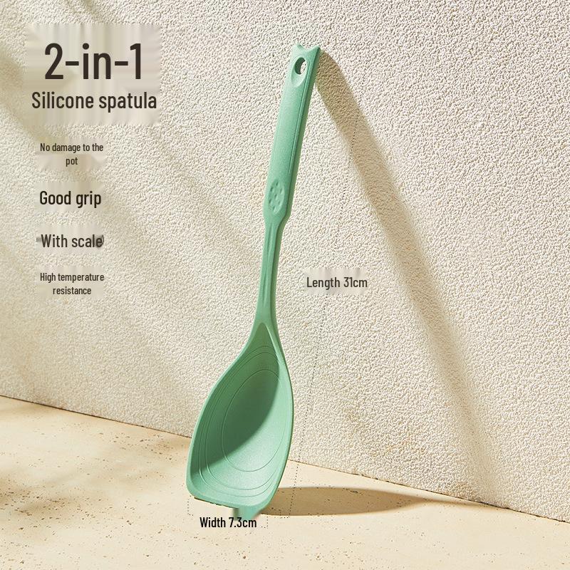 High-Temperature Resistant Multifunctional Silicone Spatula & Ladle for Kitchen and Baby Food зелёный
High-Temperature Resistant Multifunctional Silicone Spatula & Ladle for Kitchen and Baby Food зелёный