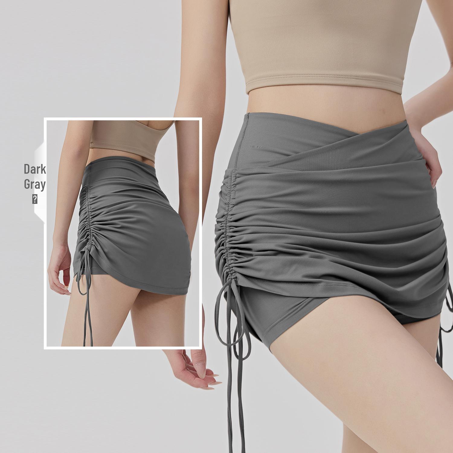 High-Waisted Drawstring Sports Skirt for Women - Leg-Lengthening Running, Dance, and Yoga Fitness Skirt with Anti-Exposure Shorts S
High-Waisted Drawstring Sports Skirt for Women - Leg-Lengthening Running, Dance, and Yoga Fitness Skirt with Anti-Exposure Shorts S